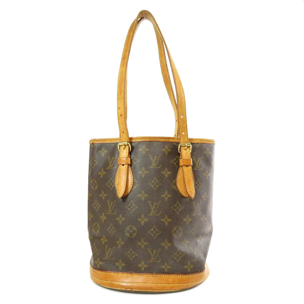 Louis Vuitton Tote Bag Canvas Monogram Bucket
